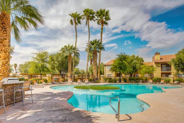 Pool at Spectra East Apartments Las Vegas Nevada