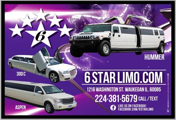 Limo Service Chrysler 300c, Chrysler Aspen, or Hummer H2