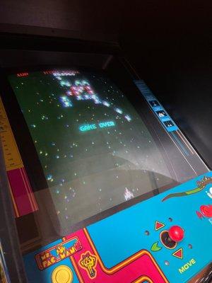 Galaga and ms pac man