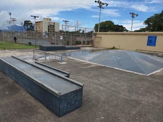 They have a skate park here.