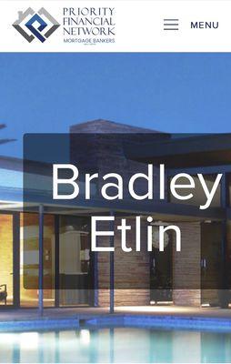 Bradley Etlin -  Priority Financial Network