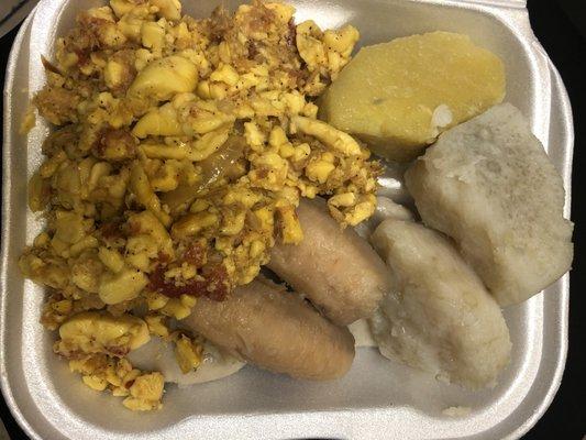 Ackee & Saltfish for Sunday Breakfast