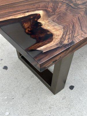 Walnut coffee table