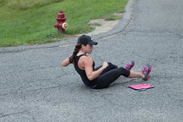 Instructor Tricia McCormack AFFA certified group fitness trainer.