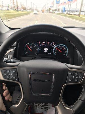 Test driving the New Yukon Denali