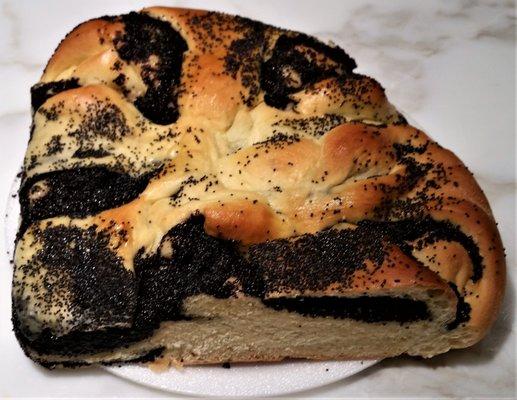 Poppy Seed Coffee Cake (coffee cake is larger than it appears in photo).