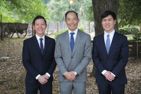 Dr. Trung Nguyen, Dr. Eric Tsai and Dr. Gregory Chan