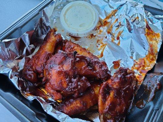 Barbecue wings