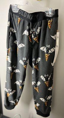 Micro Fleece Pajama Jogger Pants in Bat print for my 5 year old!