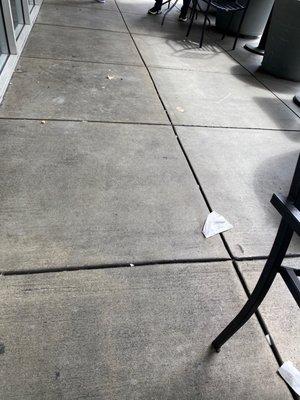 Dirty patio