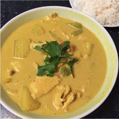 Yellow curry!