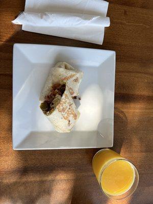 Breakfast burrito