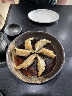 pork gyozas