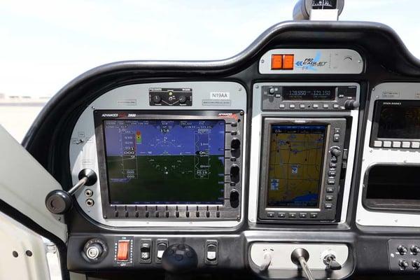 Cockpit of the Tecnam