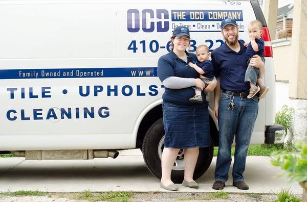 The OCD Company is a local, family owned and operated business based in Pikesville. Call us at 410-653-2200 for your carpet clea