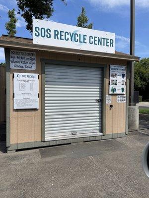 SOS Recycle Center on Olive Dr.