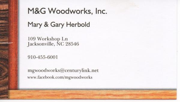 M & G Woodworks