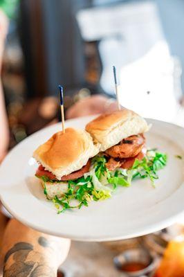 Salmon BLT Sliders