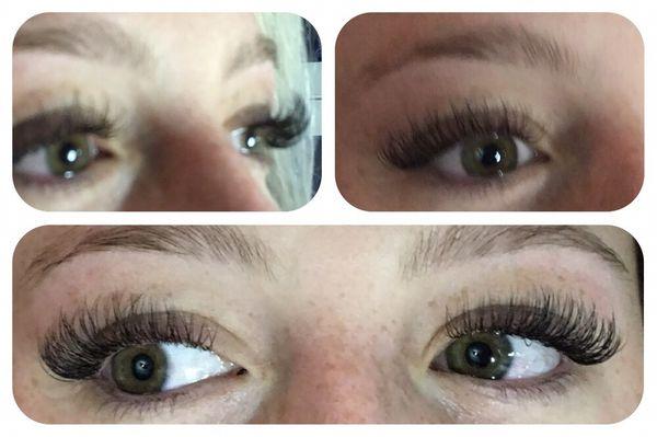 Full set of Mink Eyelash Extensions at Me Time Indulgence in Seal Beach