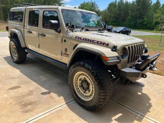 Ceramic coated jeep