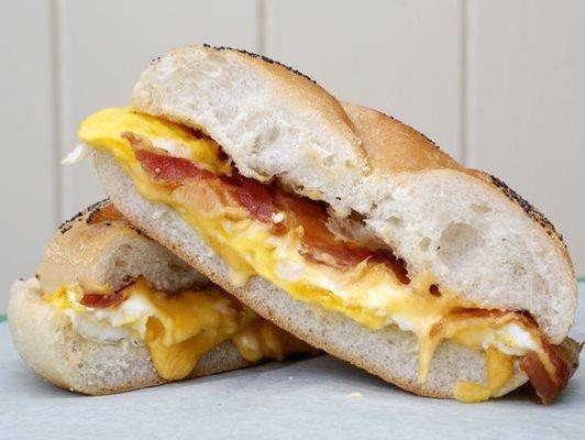 Egg, Bacon & Cheese Bagel