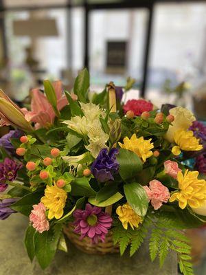 Spring Basket arrangement