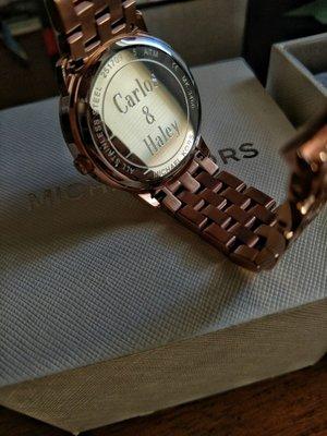 MICHAEL KORS WATCH ENGRAVED