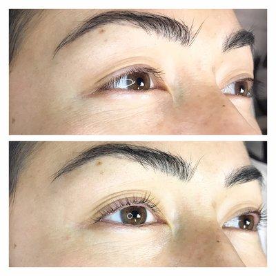 Lash lift using Elleebana