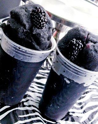 Charcoal BlackBerry Frozen Lemonade