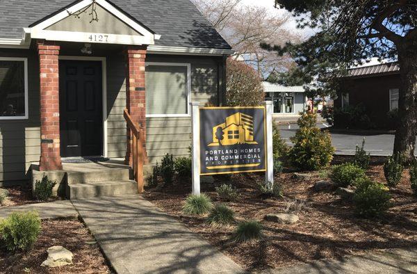 Portland Homes - The Office.
 (And yes, it used to be a home.  How appropriate)