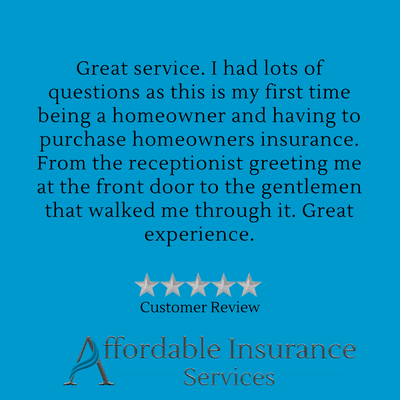 Affordable Insurance Services Testimonial