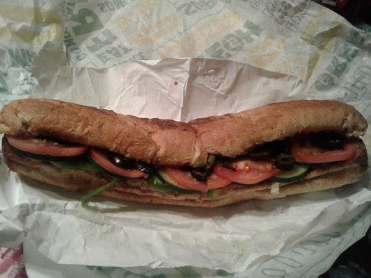 Footlong with Extra Veggies