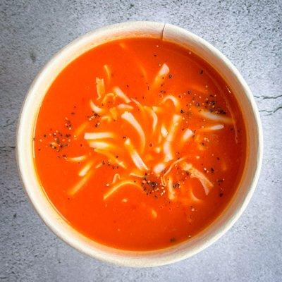 Tomato and Roasted Red Bell Pepper Soup
 *Gluten Free *Vegan option available