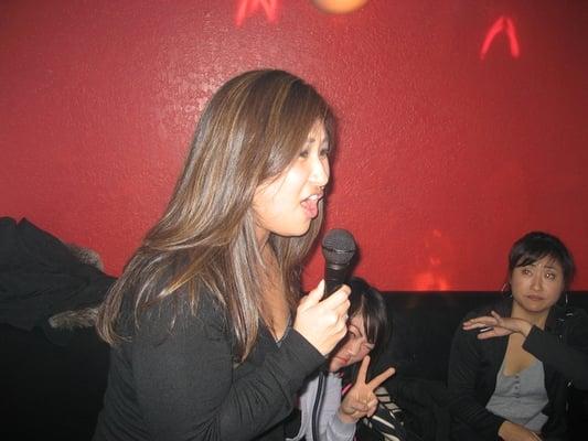 Singing my heart out!