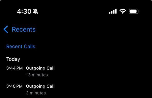 On hold both times then hung up on