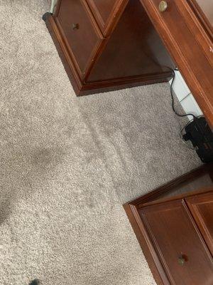 Carpet not stretched