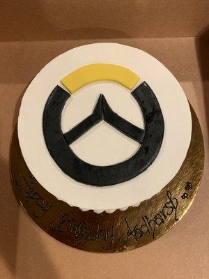 Overwatch (Gaming) Theme Cake