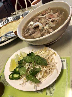 Steak and brisket pho