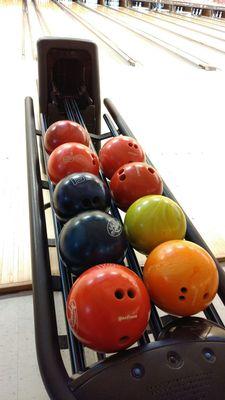 Pretty bowling balls!