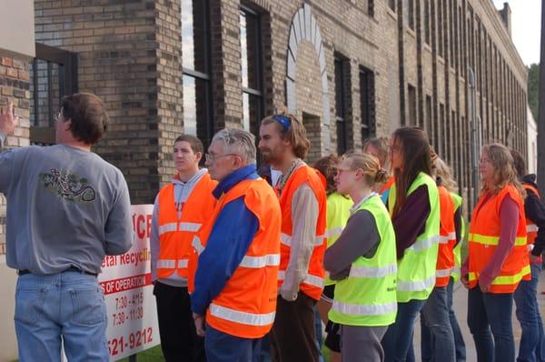 University of Minnesota class tours K&K.