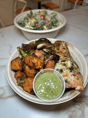 Smoked Salmon and Metro Kale Caesar