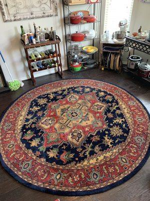 Rug cleaning at home