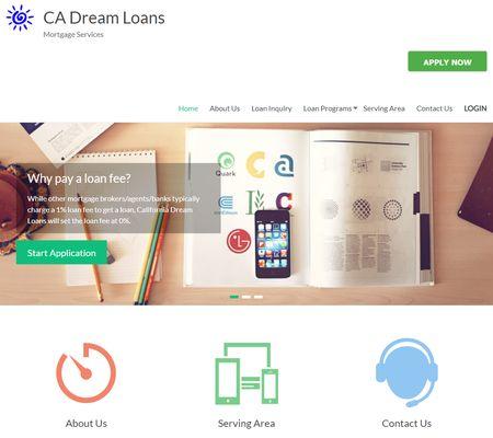 Go to https://cadreamloans.com to apply