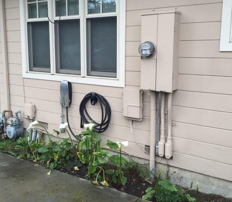 Outdoor Tesla Wall Connector