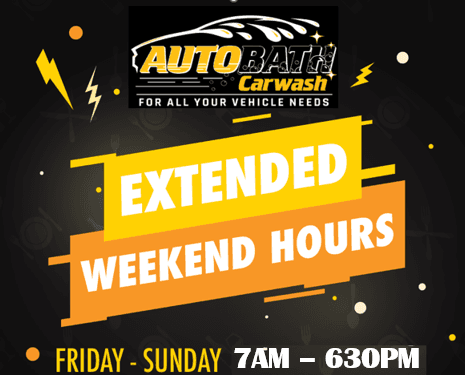 Beat the weekend crowd.  NEW EXTENDED WEEKEND HRS