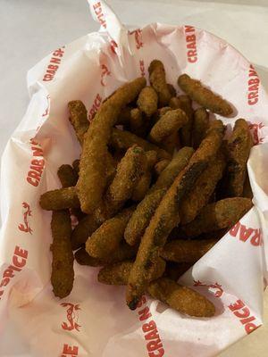 Fried green beans