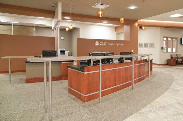 Lobby of CMC-Kannapolis Emergency Department