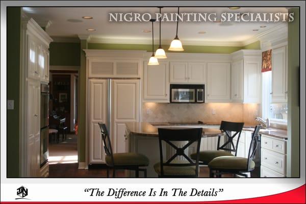 Nigro Painting Specialists cabinet painting company in overland park cabinetry painting and refinishing in lees summit.