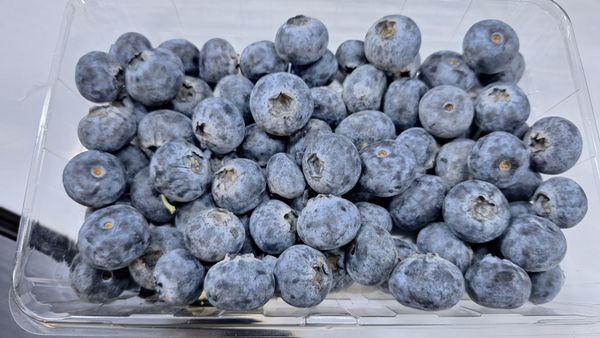 Jumbo blueberries from Target