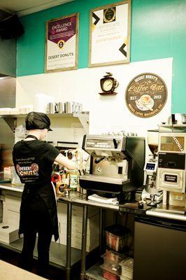 Desert Donuts staff in action